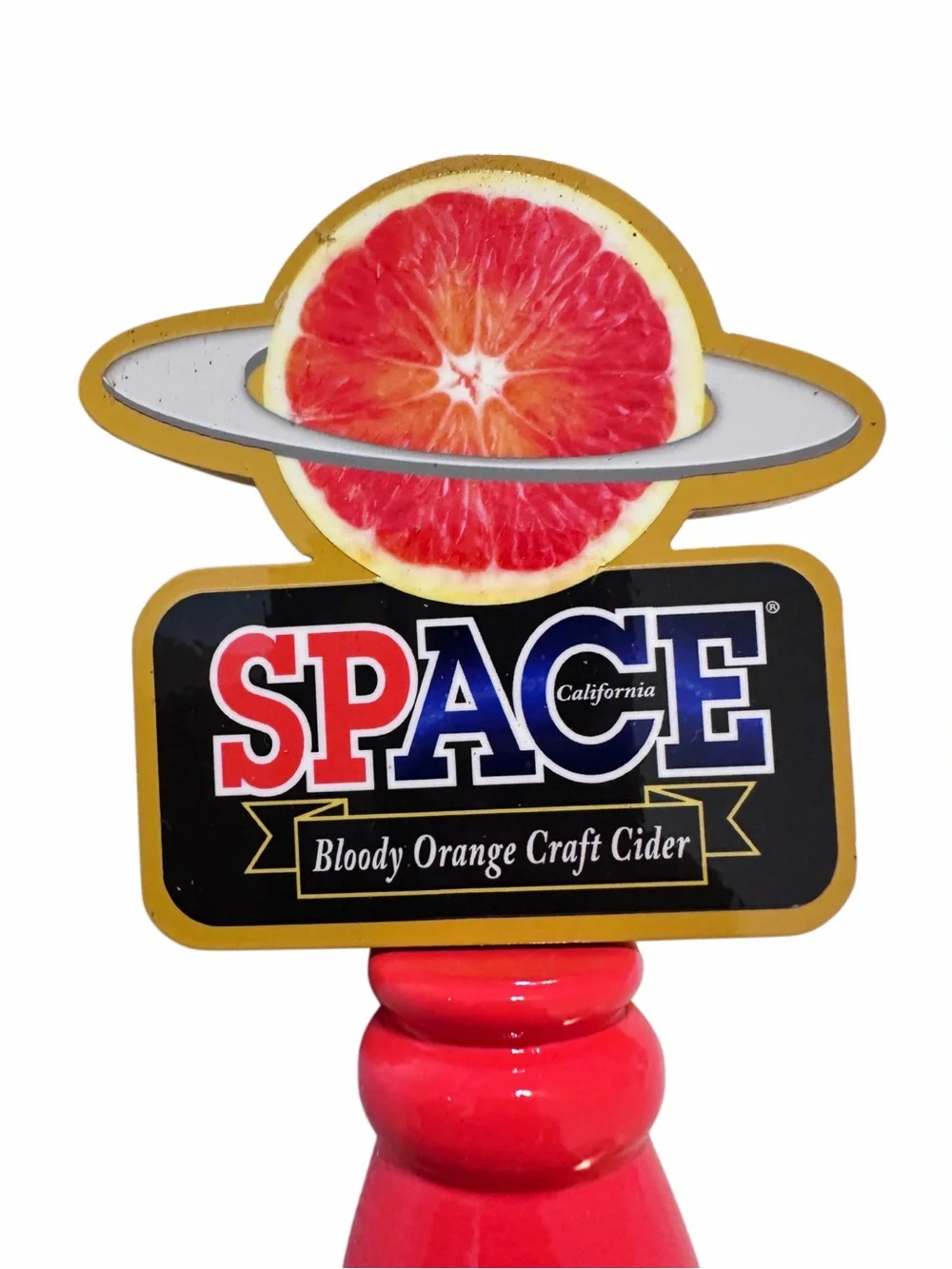 ACE Space Bloody Orange Craft Cider Beer Tap Handle New in Box